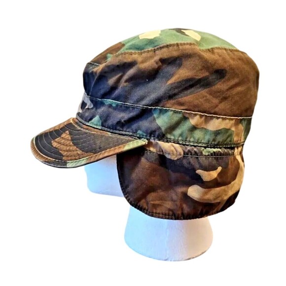 Woodland Camo Pattern Cap Combat Size 7 Military Army Propper International inc - Picture 1 of 16
